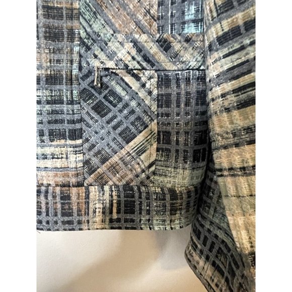 Erin London women’s jacket multicolor zip up size L - Picture 6 of 9